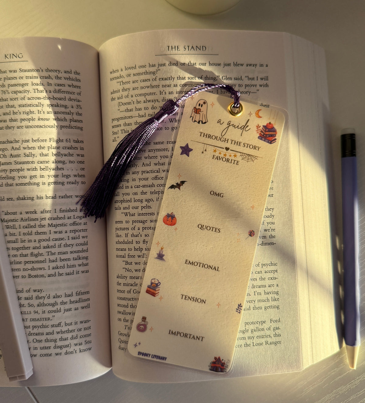 👻Literary Bookmark: Cute Spooky Edition