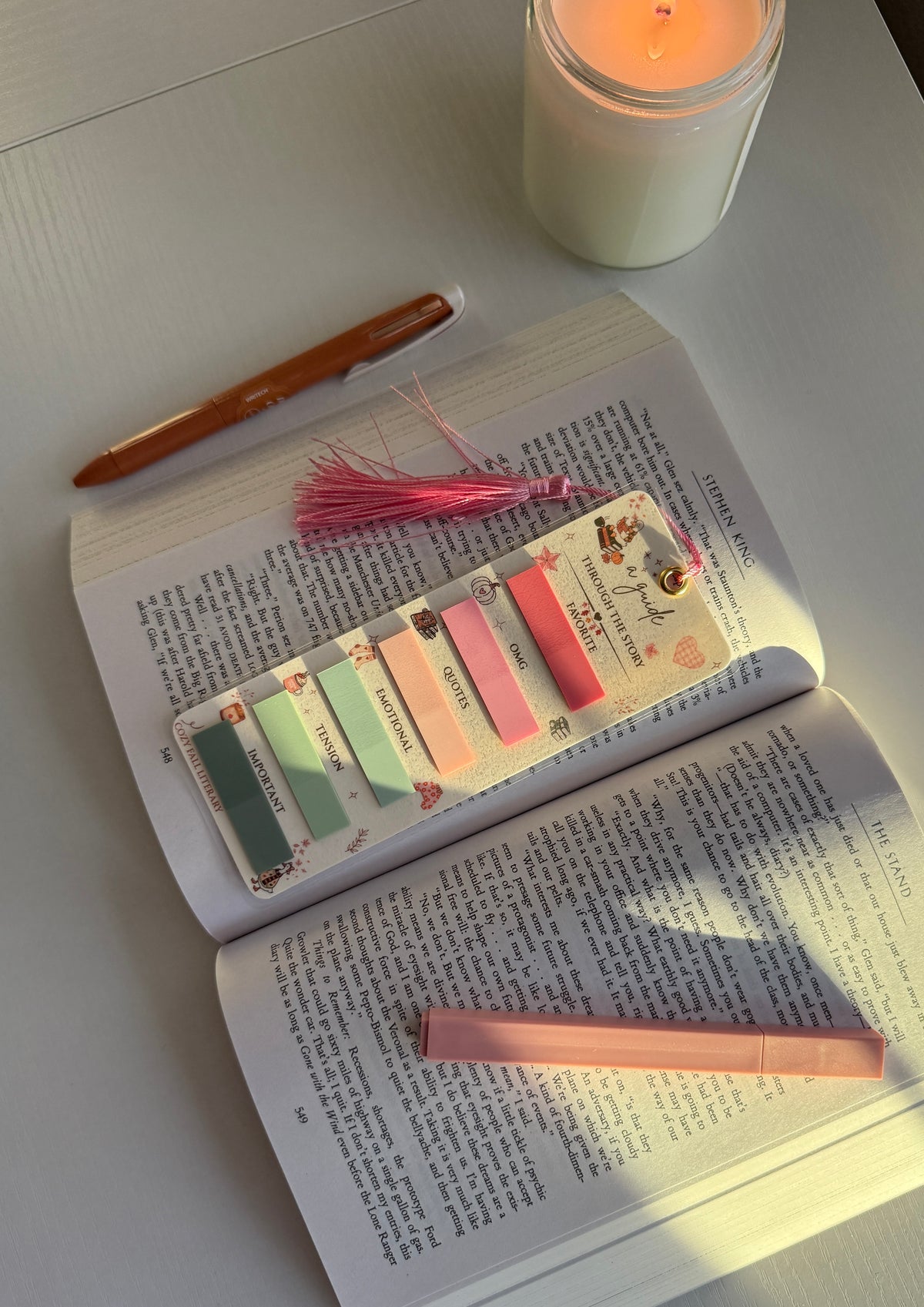 🍂Literary Bookmark: Cozy Fall Edition