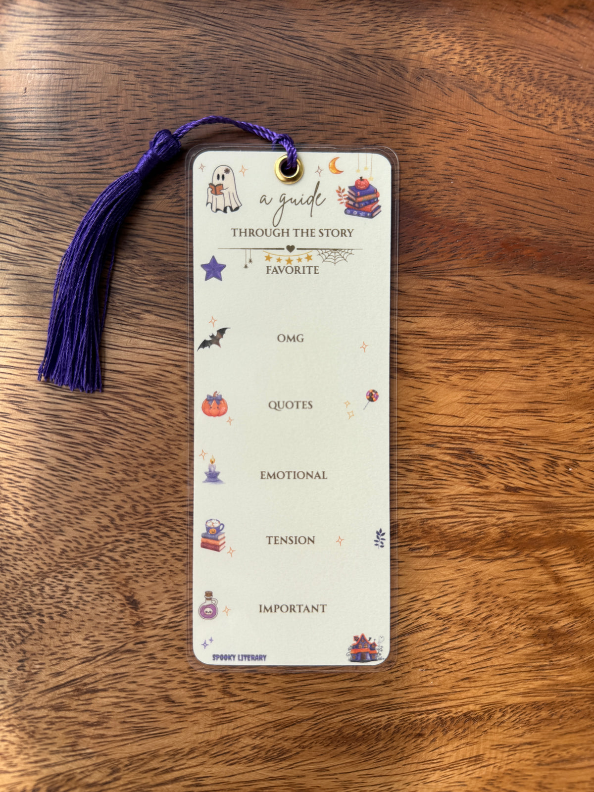👻Literary Bookmark: Cute Spooky Edition