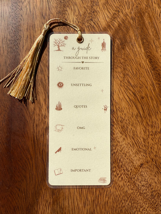 Thriller Annotation Bookmark