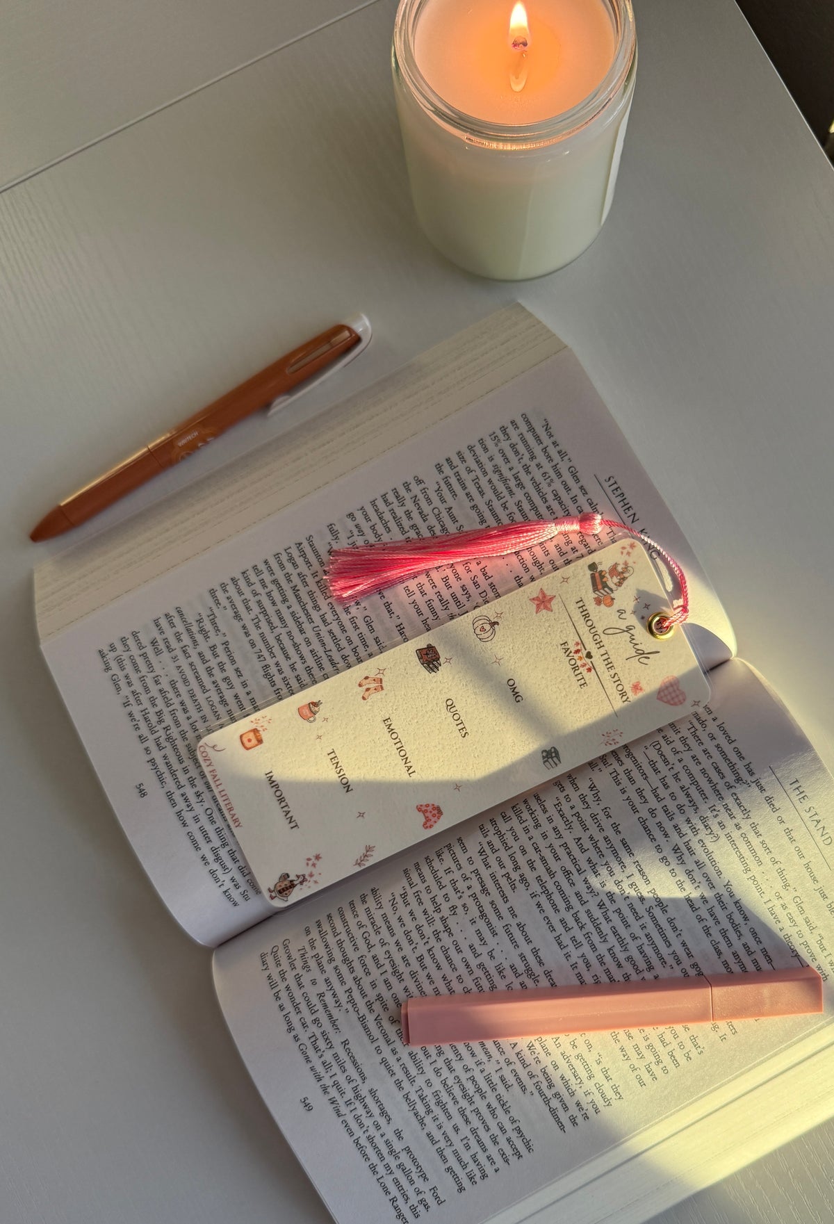🍂Literary Bookmark: Cozy Fall Edition