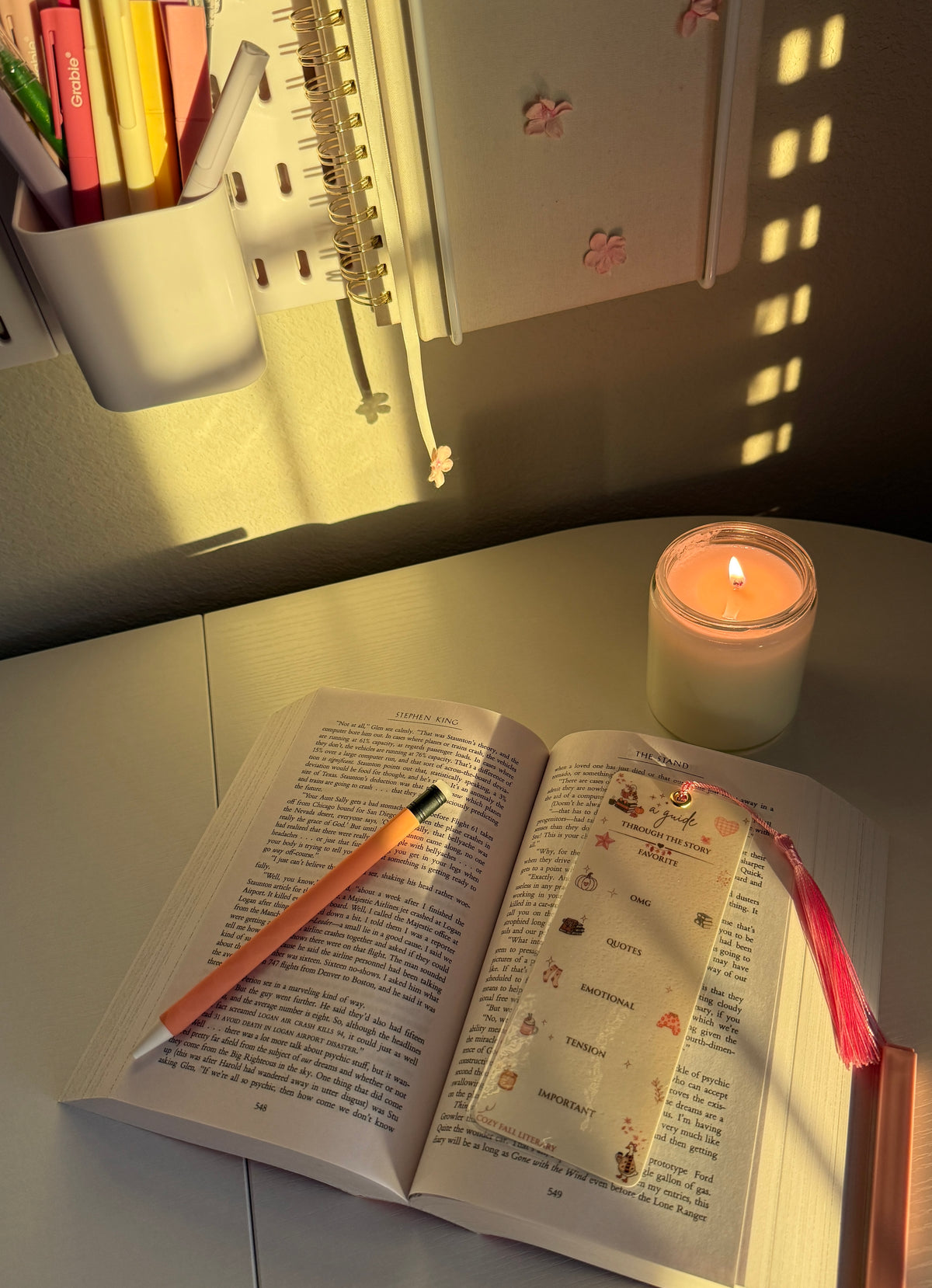🍂Literary Bookmark: Cozy Fall Edition